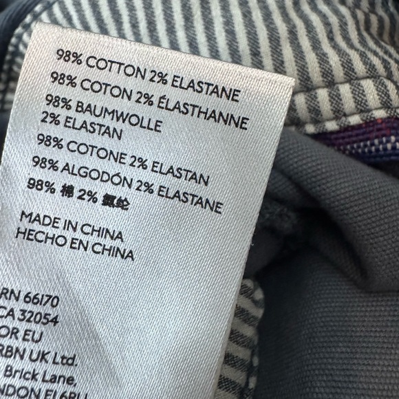 Anthropologie The Wanderer Tie Dye Overalls 27/4 Jumpsuit Blue Straight Leg NEW - Picture 9 of 10